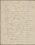 [Peabody, Elizabeth Palmer, sister], ALS to. [Mar. 1866].