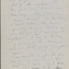 [Peabody,] Elizabeth [Palmer, sister], AL (incomplete) to. Jan. 20, 1867.