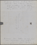 [Peabody,] Elizabeth [Palmer, sister], AL (incomplete) to. Jan. 20, 1867.