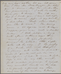[Peabody,] Elizabeth [Palmer, sister], ALS to. Feb. 11, 1867.