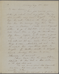 [Peabody,] Elizabeth [Palmer, sister], ALS to. Mar. 16, 1867.