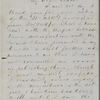Hitchcock, E. A., ALS to SAPH. Dec. 8, 1862.