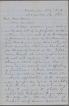 Hitchcock, E. A., ALS to SAPH. Nov. 24, 1863.