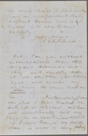 Hitchcock, E. A., ALS to SAPH. May 28, 1867.