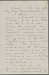 Hitchcock, E. A., ALS to SAPH. Jul. 17, 1867.