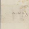 Hooper, Ellen [Sturgis], ALS to SAPH. [n.d.].