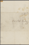 Hooper, Ellen [Sturgis], ALS to SAPH. [n.d.].