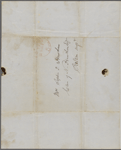 Hooper, G[?], ALS to SAPH. Sep. 28, [1846?].