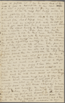 [unknown correspondent], letter (incomplete) to Maria [surname unknown]. Dec. 21, 1831. Accompanied Sophia Hawthorne MS material in Hawkins collection.