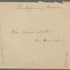 McPike, Ora L. [?] ALS to Mamie Laytham. Nov. 29, 1894.