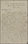 O'Sullivan, J. L., ALS to William Prichard. Feb. 10, 1866. Concerning business affairs of Mrs Hawthorne's.