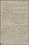 O'Sullivan, J. L., ALS to William Prichard. Feb. 10, 1866. Concerning business affairs of Mrs Hawthorne's.