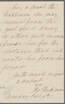 Pickman, R., ALS to Nathaniel Peabody[?]. Sep. 9, [1833]. 