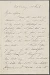 [Shaw], Sarah [B.], ALS to SAPH. Mar. 3, [1846].