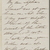 [Shaw], Sarah B., ALS to SAPH. [ca. Jun. 22, 1846].