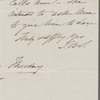 [Shaw], Sarah B., ALS to SAPH. [ca. Jun. 22, 1846].