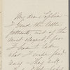 [Shaw], Sarah B., ALS to SAPH. [1846].