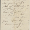 [Shaw], Sarah B., ALS to SAPH. [1846].
