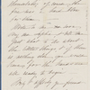 [Shaw], Sarah B., ALS to SAPH. [1846].