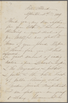 [Shaw], Sarah B., ALS to SAPH. Sep. 10, 1849.