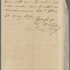 Tyler, W. C., ALS to SAPH[?]. Aug. 1832.