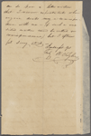 Tyler, W. C., ALS to SAPH[?]. Aug. 1832.