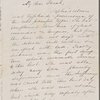 Mann, Mary [Tyler Peabody], ALS to Sarah [Clarke?]. Mar. 21, 1871. 