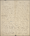 [Mann,] Mary [Tyler Peabody], ALS to SAPH. Apr. [20], 1827.