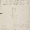[Mann,] Mary [Tyler Peabody], ALS to SAPH. [summer 1832?]. At end AN from E[lizabeth] P[almer] P[eabody].