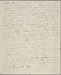 [Mann,] Mary [Tyler Peabody], ALS to SAPH. At end, E[lizabeth] P[almer] P[eabody] ANS. [Nov. 23?,  1832].