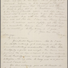 [Mann,] Mary [Tyler Peabody], ALS to SAPH. At end ALS from E[lizabeth Palmer Peabody]. [Aug? 1833?].