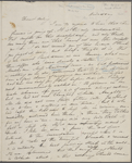 [Mann,] Mary [Tyler Peabody], ALS to SAPH. [Dec. 1835/Jan. 1836].