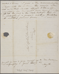 [Mann,] Mary [Tyler Peabody], ALS to SAPH. [early Jul.? 1842]