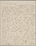 [Mann,] Mary [Tyler Peabody], ALS to SAPH. [Nov./Dec. 1842?]