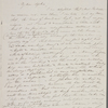 Mann, Mary [Tyler Peabody], ALS to SAPH. Apr. 10, 1845.