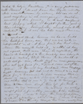 Mann, Mary [Tyler Peabody], ALS to SAPH. Jan. 16, 1847.