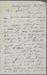 Mann, Mary [Tyler Peabody], ALS (incomplete) to SAPH. Oct. 13 [1851].