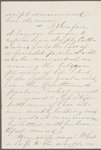 Allen, N. G., ALS to [Mary Tyler Peabody] Mann. Mar. 22, 1871. 