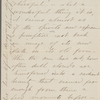 Forbes, S. S., ALS to Mary [Tyler Peabody Mann]. [Mar. 1871?]. 