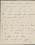 Forbes, S. S., ALS to Mary [Tyler Peabody Mann]. [Mar. 1871?]. 