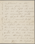 Forbes, S. S., ALS to Mary [Tyler Peabody Mann]. [Mar. 1871?]. 