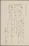 Hilliard, Catharine, ALS to Mary Tyler Peabody Mann. Mar. 12, 1871.