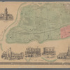 Map of Staten Island o Richmond County. 16 views of buildings on border. Also view of Elliottville the property of Dr. S. M. Elliott