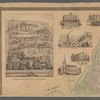 Map of Staten Island o Richmond County. 16 views of buildings on border. Also view of Elliottville the property of Dr. S. M. Elliott