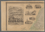 Map of Staten Island o Richmond County. 16 views of buildings on border. Also view of Elliottville the property of Dr. S. M. Elliott