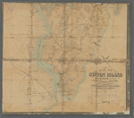 Map of Staten Island (Richmond Co.) N.Y. also cities of Bayonne & Perth Amboy, village of Woodbridge, N.J. : shewing topography, farms, shore soundings &c.