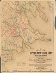 Map of upper New York City and adjacent country
