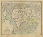 Map of the Great North Side of New York showing the new street systems laid out under authority of chapter 545 of 1890. Also showing that portion of Westchester County annexed to the City of New York.