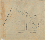 [Ms. Map of the part of the Bronx bounded by the Harlem River, Third Avenue, E.135th Street & Lincoln Ave.]