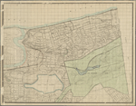 [Topographical map of the western part of the Bronx, north of Spuyten Duyvil] (Van Cortlandt Park).
